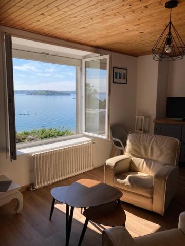 Roscanvel: Duplex Dans Maison Vue Merアパートメント エクステリア 写真
